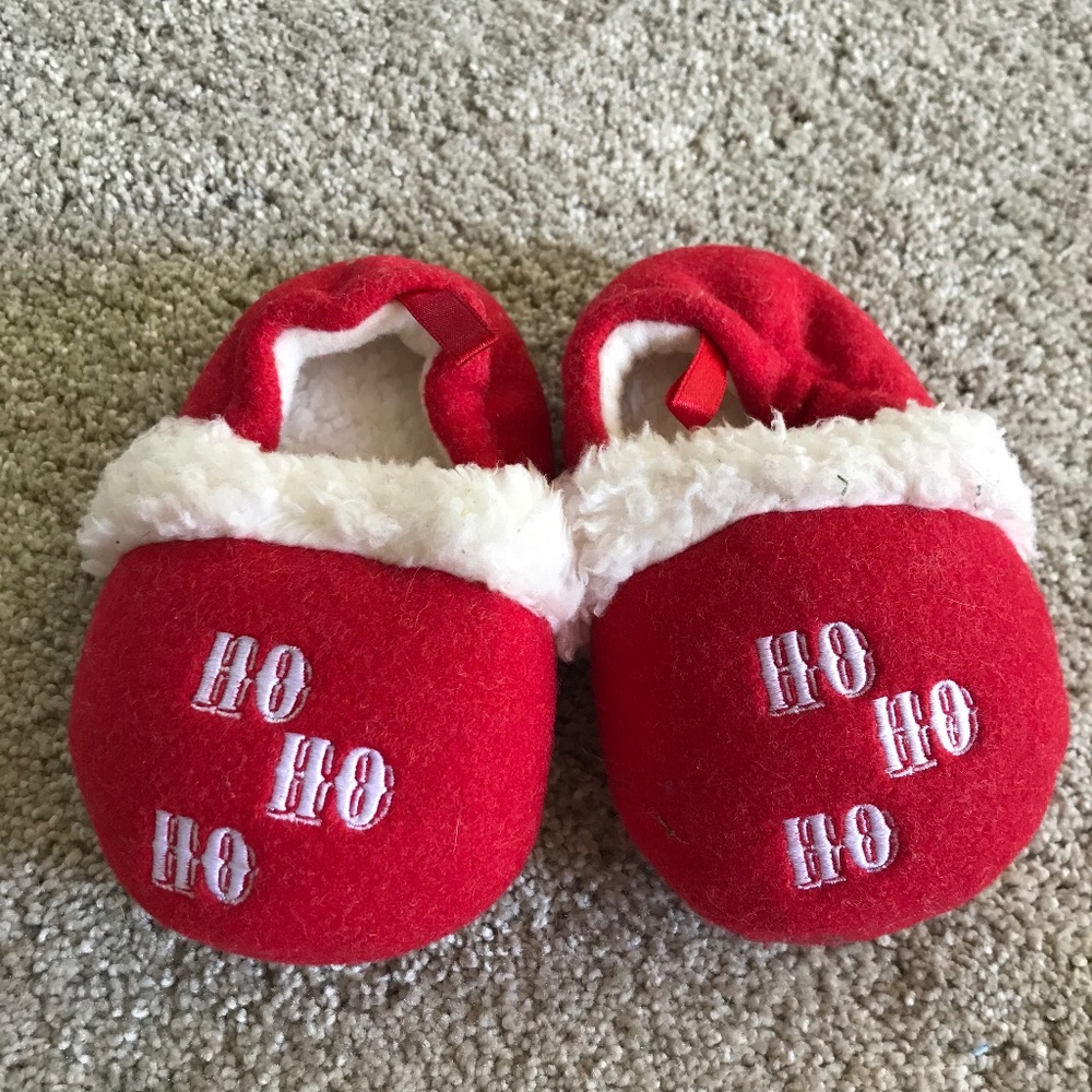 🎃Baby/Toddler Holiday Christmas Santa Slippers